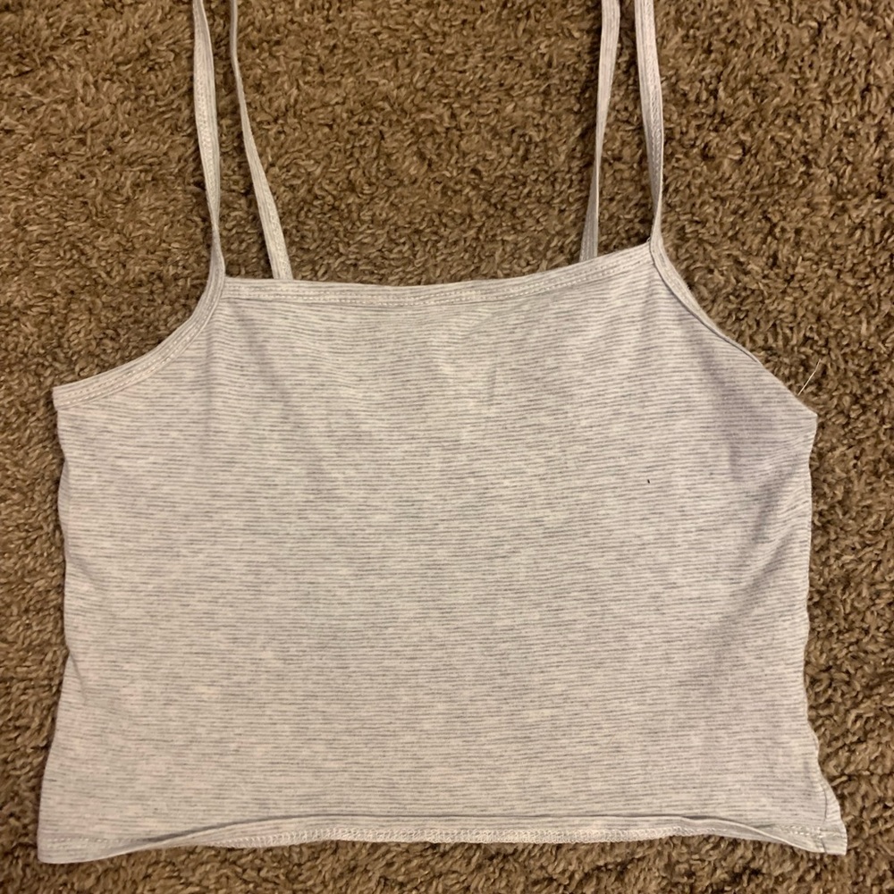 Garage Gray Crop Camisole
